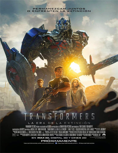Poster de Transformers: La era de la extinción