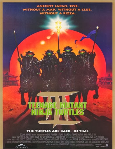 Poster de Las Tortugas Ninja 3
