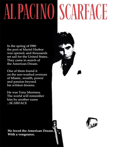 Poster de Scarface (Caracortada)