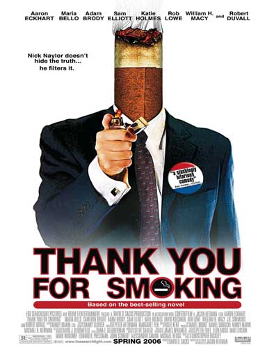Poster de Thank You for Smoking (Gracias por fumar)