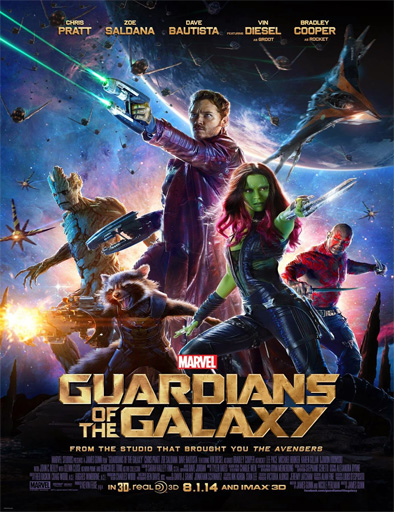 Poster de Guardians of the Galaxy (Guardianes de la Galaxia)