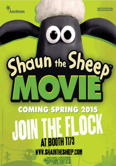 Cartel de  Shaun the Sheep (La oveja Shaun)