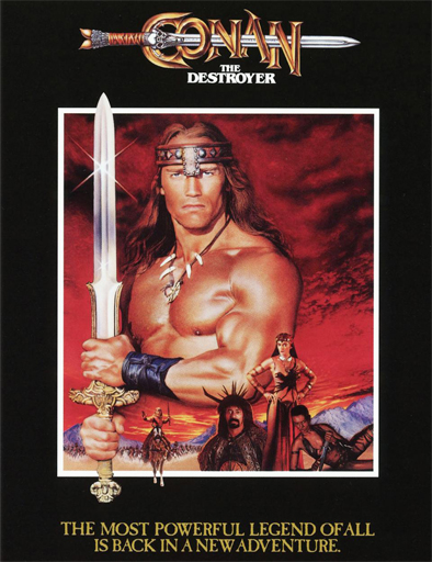 Poster de Conan the Destroyer (Conan el destructor)