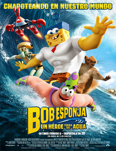 Poster de Bob Esponja: Un héroe fuera del agua