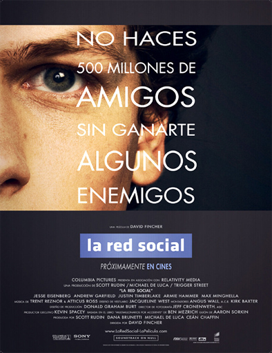 Poster de The Social Network (Red social)