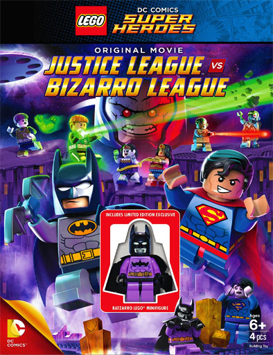 Poster de La Liga de la Justicia contra la Liga de Bizarro