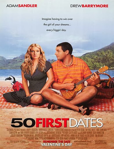 Poster de 50 First Dates (50 primeras citas)
