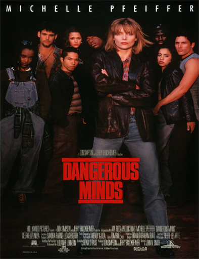 Poster de Dangerous Minds (Mentes peligrosas)