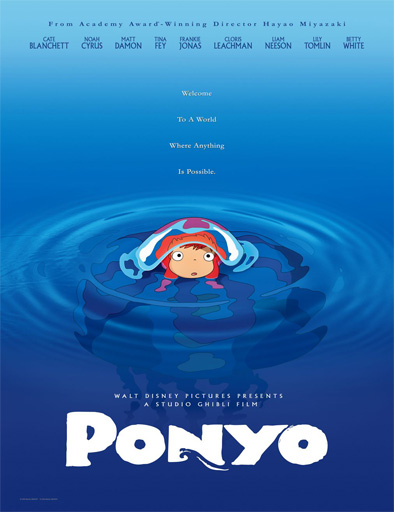 Poster de Gake no Ue no Ponyo (Ponyo y el secreto de la sirenita)