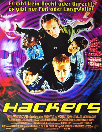 Poster de Hackers, piratas informáticos