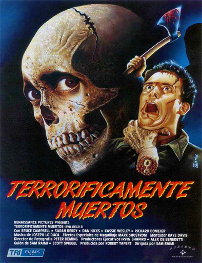 Poster de Evil Dead 2 (Terroríficamente muertos)
