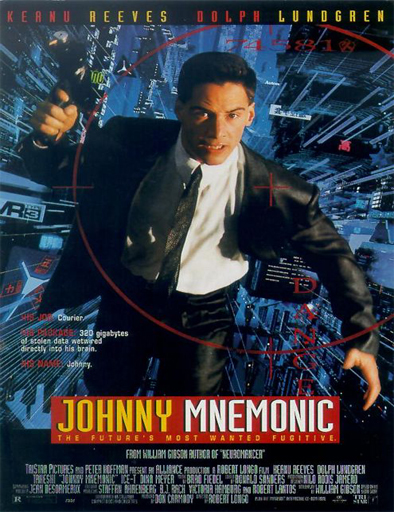 Poster de Johnny Mnemonic (Fugitivo del futuro)