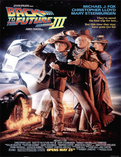 Poster de Back to the Future. Part III (Regreso al futuro 3)