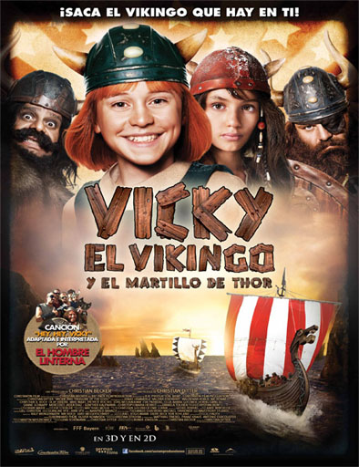 Poster de Vicky el Vikingo y el martillo de Thor
