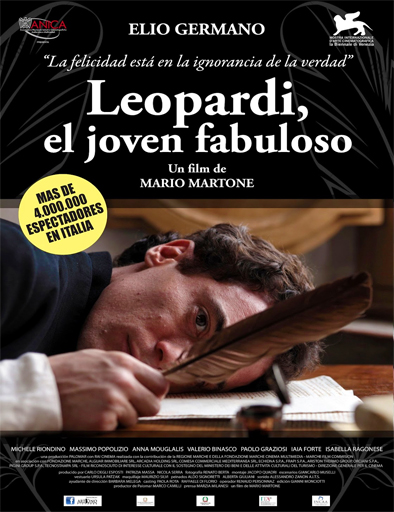 Poster de Leopardi, el joven fabuloso