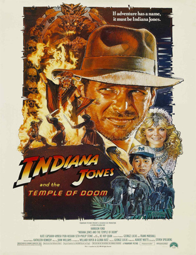 Poster de Indiana Jones y el templo de la perdición