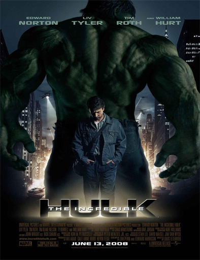Poster de The Incredible Hulk (Hulk: El hombre increíble)