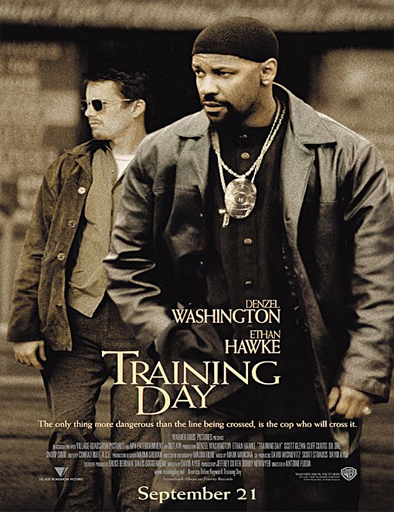Poster de Training Day (Día de entrenamiento)