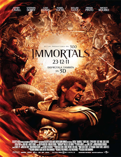 Poster de Immortals (Inmortales)
