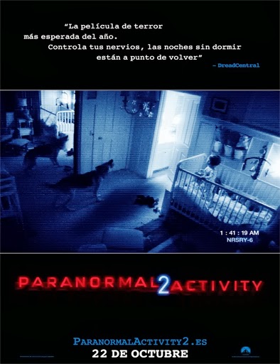 Poster de Paranormal Activity 2 (Actividad paranormal 2)