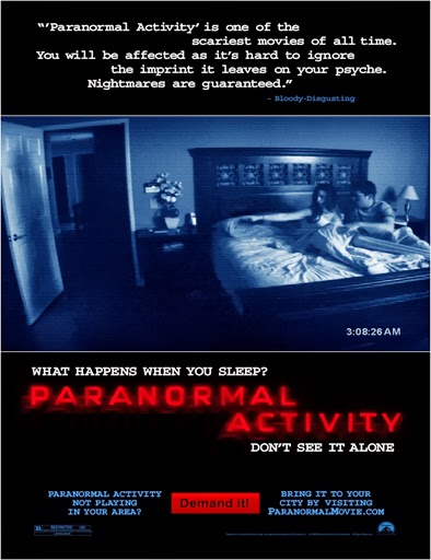 Poster de Paranormal Activity (Actividad paranormal)