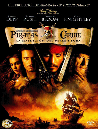 Poster de Piratas del Caribe 1: La madicion de la Perla Negra