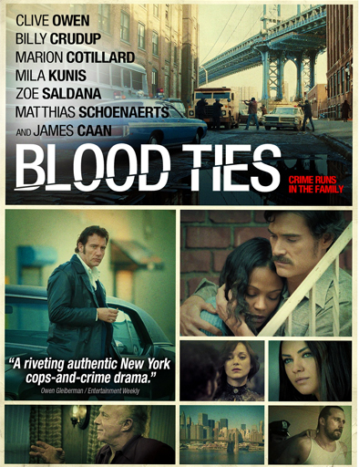 Poster de Blood Ties (Lazos de sangre)