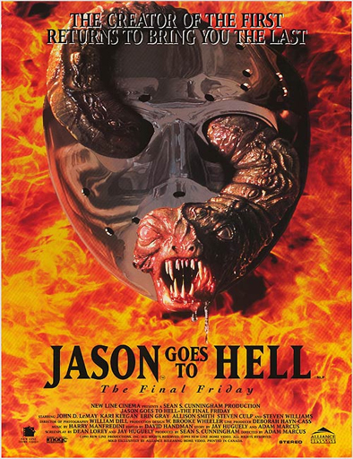 Poster de Viernes 13. Parte 9: Jason se va al Infierno