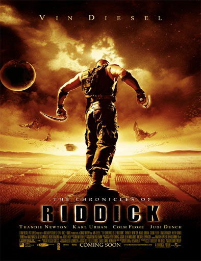 Poster de The Chronicles of Riddick (Las crónicas de Riddick)