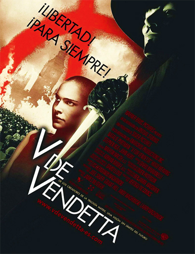Poster de V for Vendetta (V de Venganza)