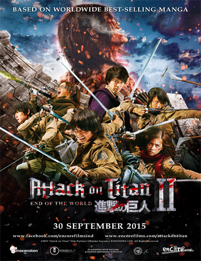 Poster de Attack on Titan 2: End of the World