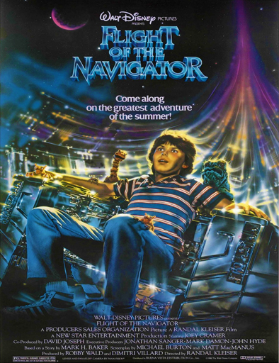 Poster de Flight of the Navigator (El vuelo del navegante)