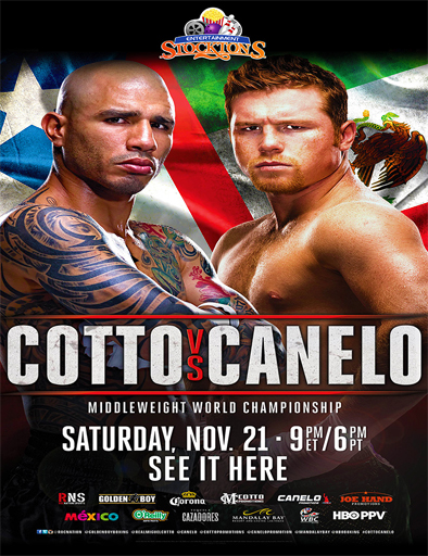 Poster de Miguel Cotto vs Canelo Alvarez