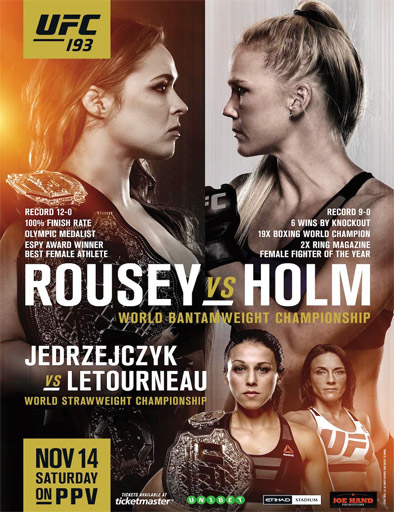Poster de UFC 193: Rousey vs. Holm