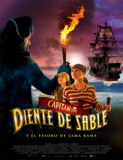 Poster de Capitán Diente de Sable y el tesoro de Lama Rama