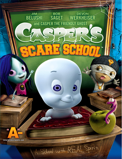 Poster de Casper, escuela de sustos