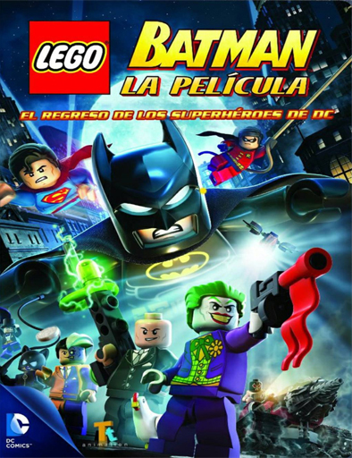 Poster de Lego Batman la Película. El Regreso de los Superheroes de DC