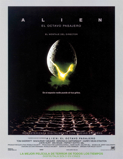 Poster de Alien, el octavo pasajero