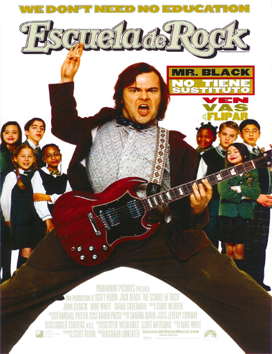 Poster de School of Rock (Escuela de Rock)