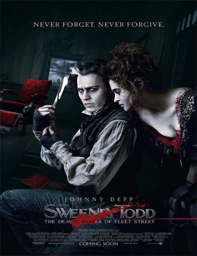 Poster de Sweeney Todd: El barbero demoníaco de la calle Fleet