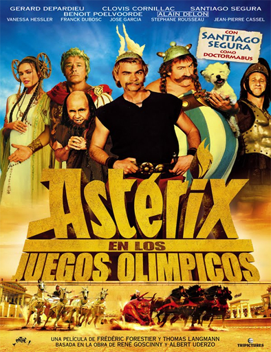 Poster de Astérix en los Juegos Olímpicos