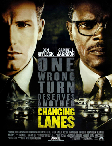 Poster de Changing Lanes (Fuera de control)