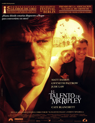 Poster de The Talented Mr. Ripley (El talentoso Sr. Ripley)