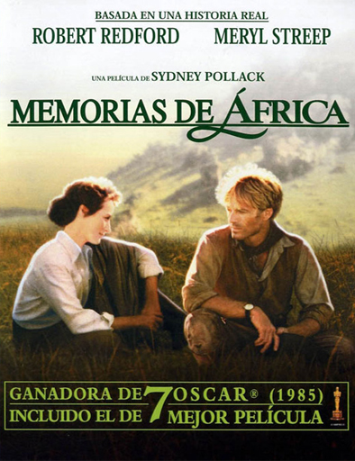 Poster de Out of Africa (úfrica mía)