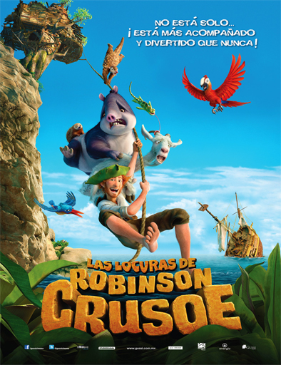 Poster de Las locuras de Robinson Crusoe