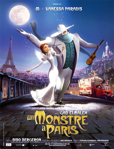 Poster de Un monstre ú  Paris (Un monstruo en París)