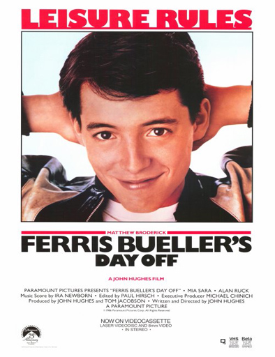 Poster de Ferris Bueller's Day Off (Todo en un día)