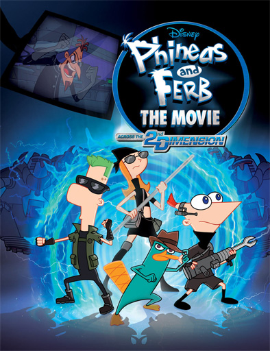 Poster de Phineas y Ferb: A través de la segunda dimensión