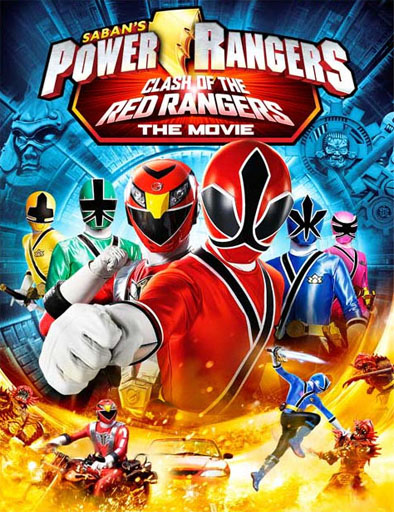 Poster de Power Rangers El choque de los Rangers Rojos