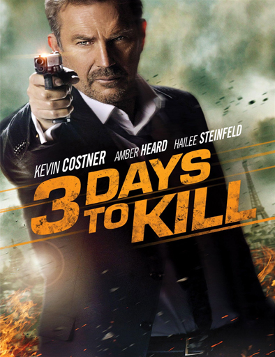 Poster de 3 days to kill (3 días para matar)